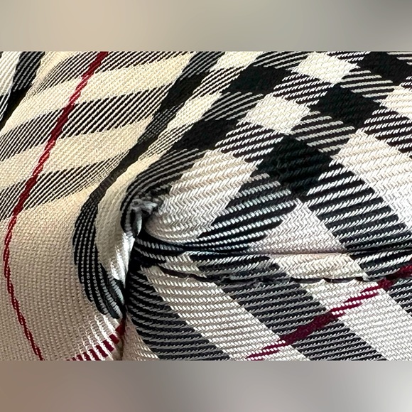 【☆JAPAN☆】Auth Burberry Blue Label Beige Nova Check Top Handle Handbag - Picture 14 of 15